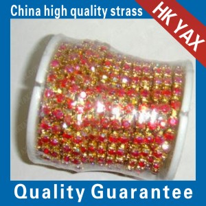 hotfix cup chain rhinestone